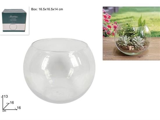 VASO PALLA VETRO 16cm