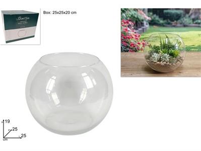 VASO PALLA VETRO 20cm
