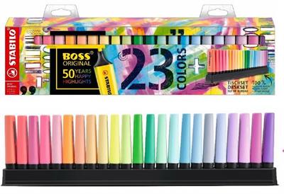 STABILO BOSS DESKSET 23 COLORI.