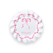 PIATTI BATTESIMO FIOCCO ROSA 20cm 8pz