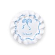 PIATTI BATTESIMO FIOCCO CELESTE 20cm 8pz