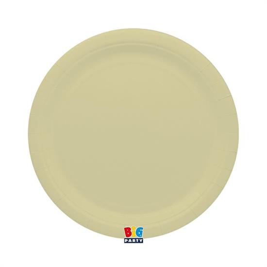 PIATTI ECOLOR 24cm LATTE 25pz