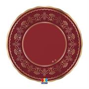 PIATTI ROYAL RED GOLD 25cm 6pz