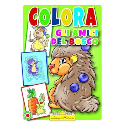 LIBRO COLORA AMICI DEL BOSCO.
