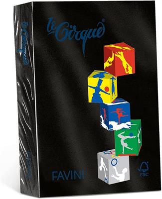 RISMA LE CIRQUE A4 NERO 160gr 250ff