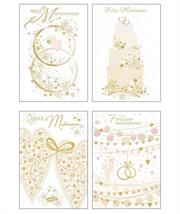 BIGLIETTO NOZZE FELICE MATRIMONIO