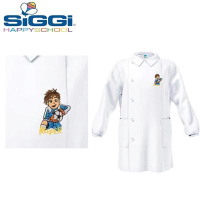 GREMBIULE ASILO BIANCO BIMBO 65 PORTIERE 6anni
