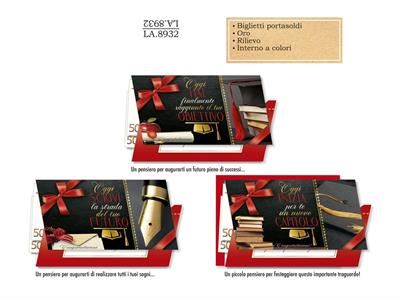 BIGLIETTO LAUREA P/S ELEGANTE