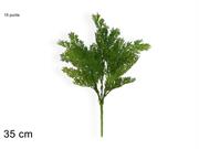 RAMO 35cm 15 PUNTE VERDE SCURO
