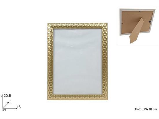 CORNICE FANTASIA ROMBI ORO 13x18