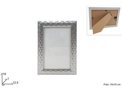 CORNICE FANTASIA ROMBI SILVER 10x15
