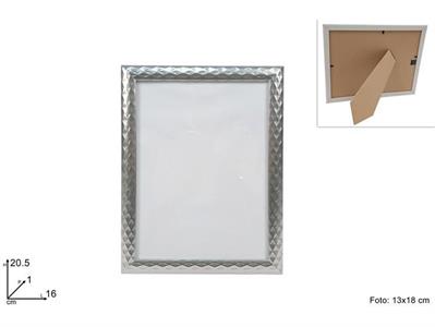 CORNICE FANTASIA ROMBI SILVER 13x18