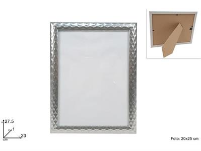 CORNICE FANTASIA ROMBI SILVER 20x25