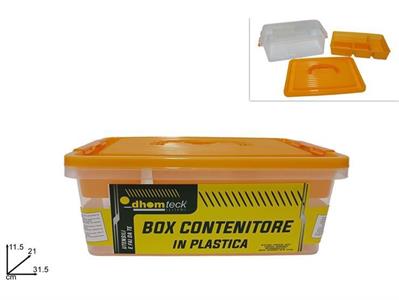 BOX CONTENITORE 31x21X11cm C/VASCHETTA ATTREZZI