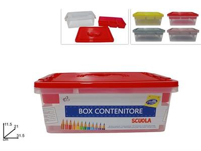 BOX CONTENITORE 31x21X11cm C/VASCHETTA