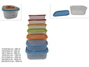 CONTENITORI CUCINA RETTANGOLARI 7pz