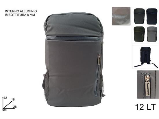 ZAINO FRIGO 12LT TESSUTO TECNICO C/TASCA
