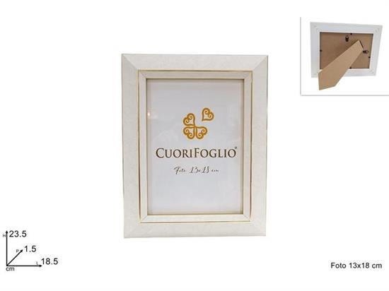 CORNICE MARMORIZZATO BIANCO 13x18