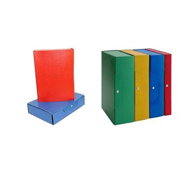 CARTELLA PROGETTI D6 GIALLO C/BOTTONE