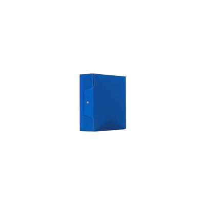 CARTELLA PROGETTI D8 BLU C/BOTTONE