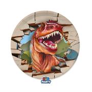 PIATTI DINOSAURS 18cm 6pz