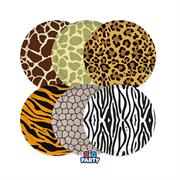 PIATTI ANIMALIER 6pz MIX 18cm