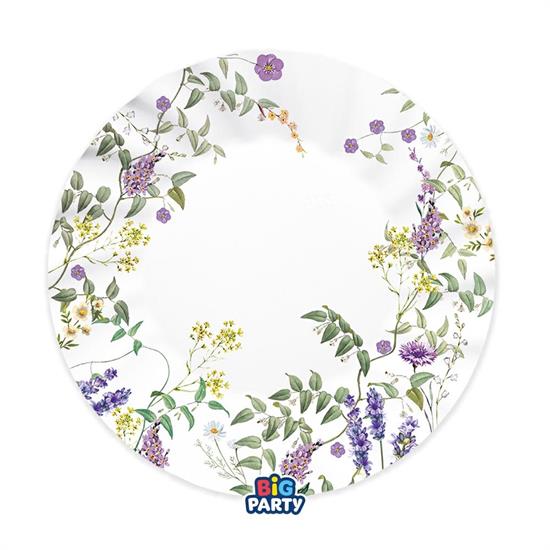 PIATTI FLOWERS GARDEN 25cm 6pz