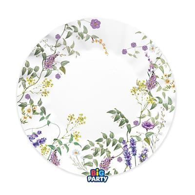PIATTI FLOWERS GARDEN 25cm 6pz
