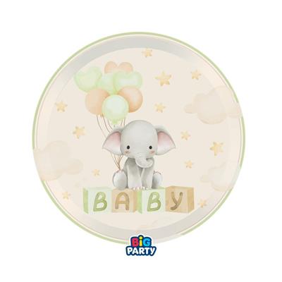 PIATTI BABY ELEPHANT 18cm 6pz
