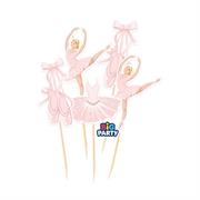 CAKE TOPPER MINI BALLET 5pz