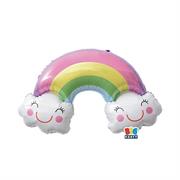 MYLAR RAINBOW CLOUD 80x50