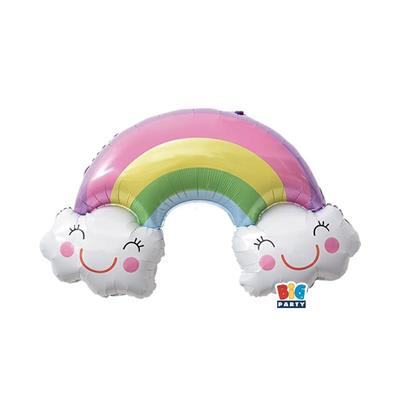 MYLAR RAINBOW CLOUD 80x50