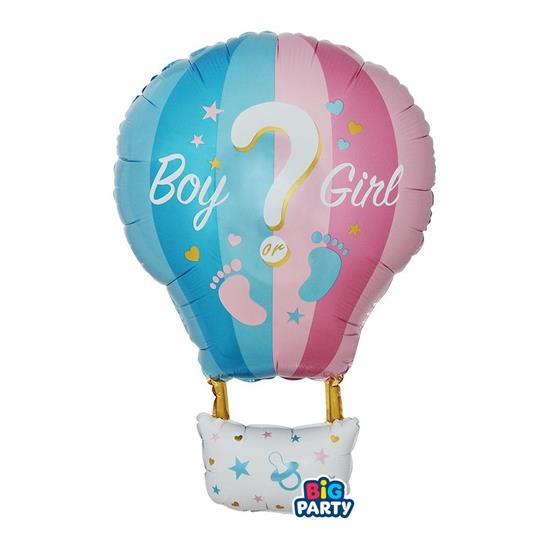 MYLAR GENDER REVEAL MONGOLFIERA 52x80
