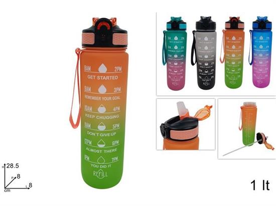 BORRACCIA MULTICOLOR 900ml ASS.