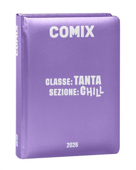 DIARIO COMIX WAVE LILLA 13 MESI mod.LI