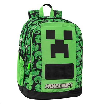 ZAINO MINECRAFT PIXEL ORGANIZZATO