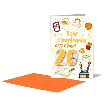 BIGLIETTO 20 ANNI+ C/ROTELLA I MIGLIORI ANNI