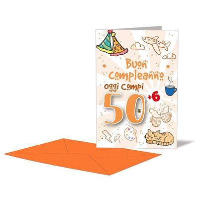 BIGLIETTO 50 ANNI+ C/ROTELLA I MIGLIORI ANNI