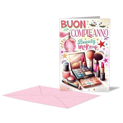 BIGLIETTO COMPLEANNO BEAUTY