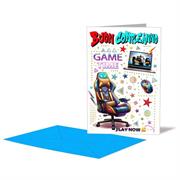 BIGLIETTO COMPLEANNO GAME TIME
