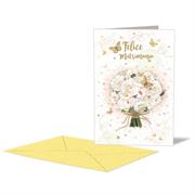 BIGLIETTO NOZZE BOUQUET