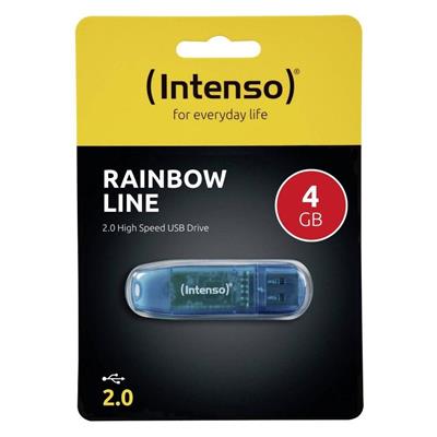 PENDRIVE INTENSO 4GB 2.0 RAINBOW LINE BLU