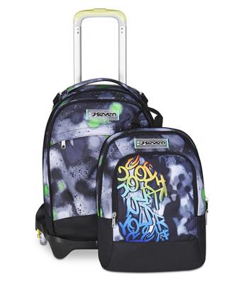 TROLLEY SEVEN JACK 3ruote SPRINT PAINT BOY DETACH