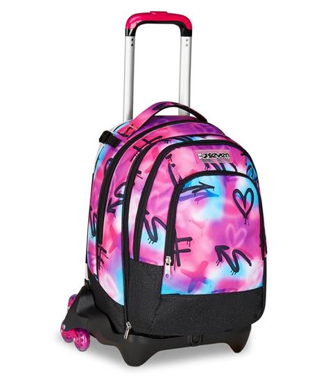 TROLLEY SEVEN JACK 3ruote SPRINT PAINT GIRL DETACH