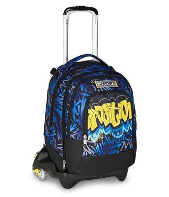 TROLLEY SEVEN JACK 3ruote HIDDEN SPOT BOY DETACH