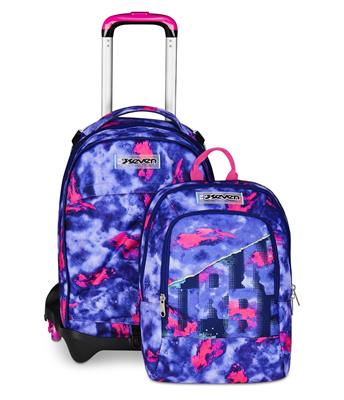 TROLLEY SEVEN JACK 3ruote SHADY DYE GIRL DETACH
