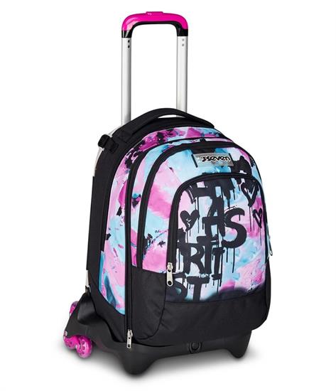 TROLLEY SEVEN JACK 3ruote QUICK GRAFFITI GIRL DETACH