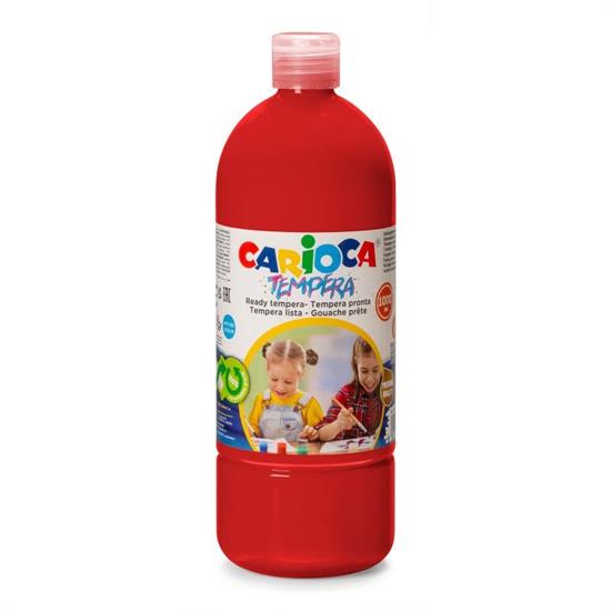 TEMPERA PRONTA CARIOCA 1000ml ROSSO VERMIGLIO