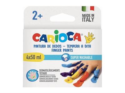 COLORI A DITA CARIOCA 4x50ml