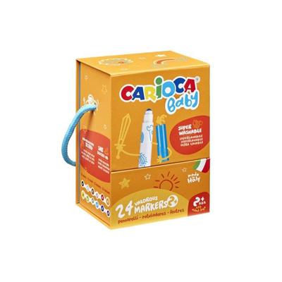 CARIOCA BABY BOX REGALO 24 PENNARELLI
